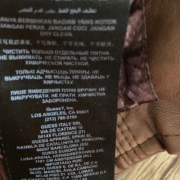 Guess leather jacket - Picture 7 of 11